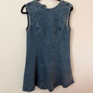 Abercrombie & Fitch Mila high-neck denim dress NWOT